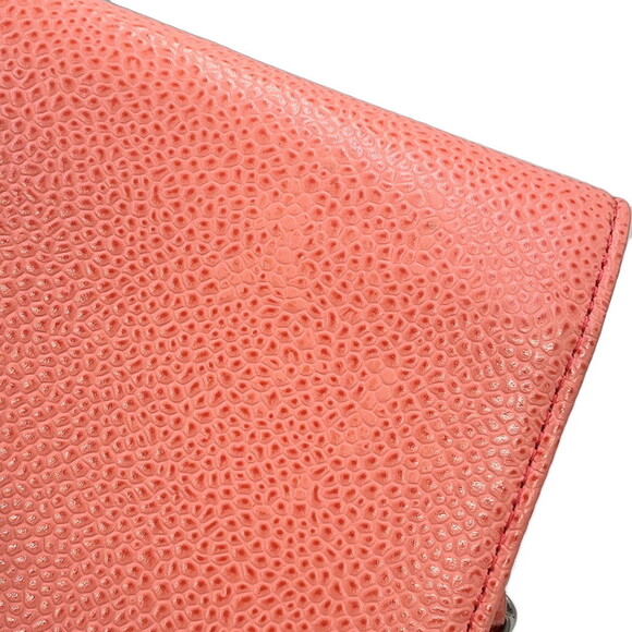 CHANEL Pink Caviar Leather Logo Wallet - Picture 8 of 16